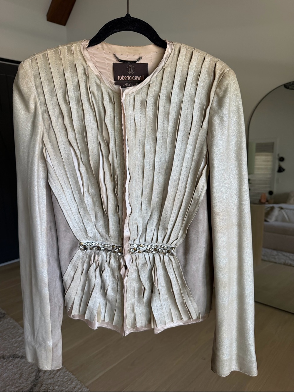 Roberto Cavalli Leather Jacket (silk lined)
AUTHENTIC / The Real Real / IT 42 - Picture 3 of 16